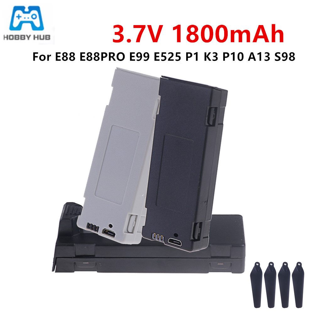 Drone Battery Charger - Para e88 bateria recarregável 3.7v 1800mah