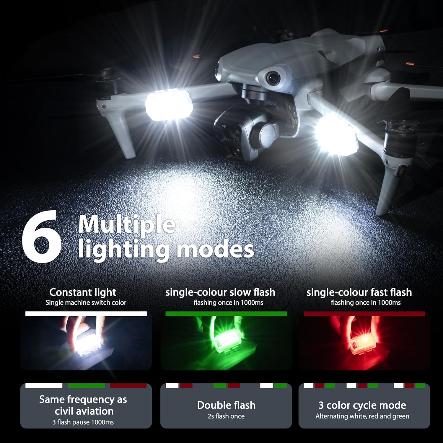 Startrrc drone luz estroboscóp - Drone Strobe Light avaliação e preço