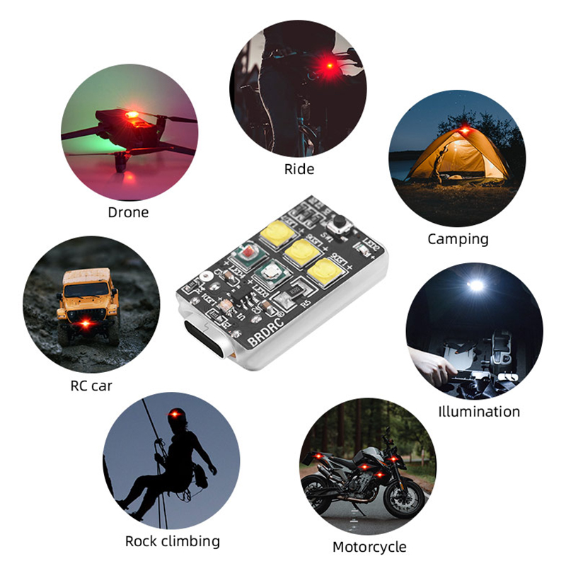 Mini luz estroboscópica de dro - Drone Strobe Light avaliação e preço