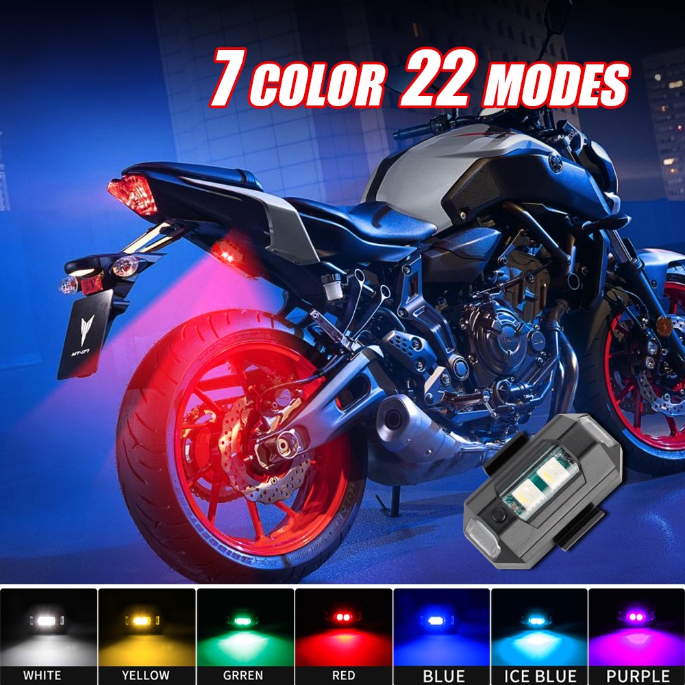 1pc 7 cores mini carregamento  - Drone Strobe Light avaliação e preço